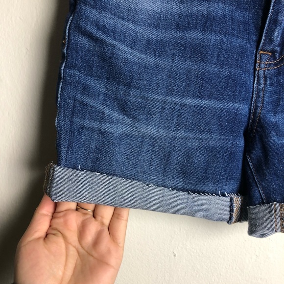 Madewell High Rise Cut off Jean Shorts - Picture 5 of 7